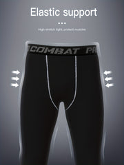 Men's 3pcs Leggings Active Sports Compression Pants