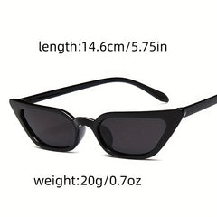 Cat Eye Sunglasses Y2K Jelly Casual Glasses UV400