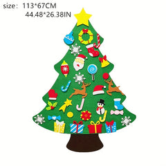 Felt Christmas Tree DIY Material Package for Kids