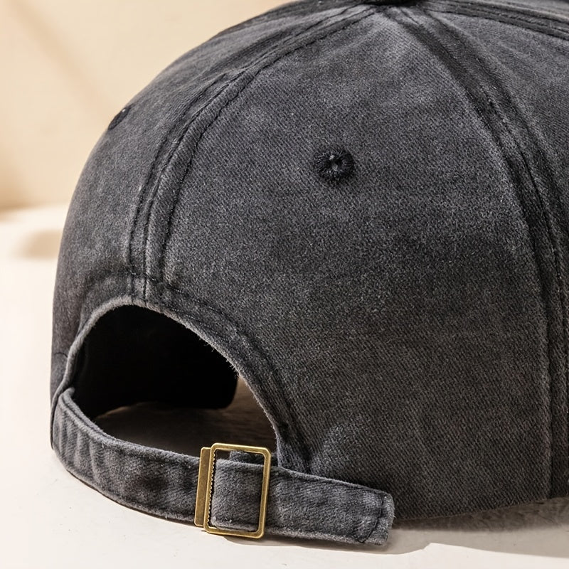 Summer Washed Printed Sunshade Baseball Cap Casual Breathable Peaked Hat