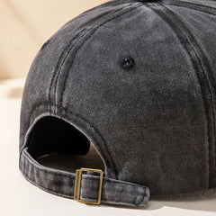 Summer Washed Printed Sunshade Baseball Cap Casual Breathable Peaked Hat