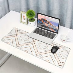 Large Gaming Mouse Pad Desk Pad Non Slip Base Stitched Edge