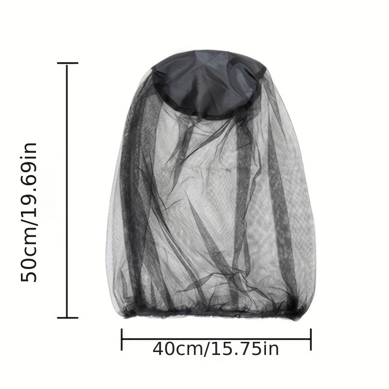 5pcs Mosquito Head Net Hat Lightweight Outdoor Bug Protection