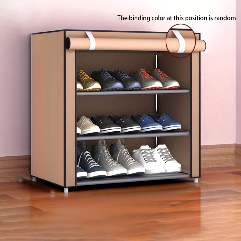 1pc Shoe Rack Dustproof Shoe Cabinet Shoes Storage Rack