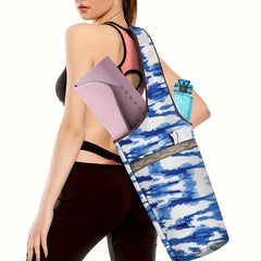 Canvas Yoga Mat Storage Bag Single Shoulder Fitness Bag