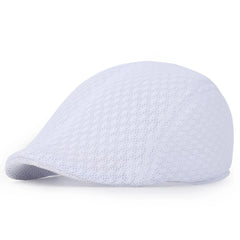 Solid Mesh Beret Cutout Design