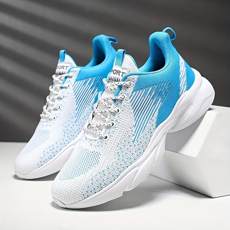 Men's Lace up Running Shoes Shock absorbing Breathable Sneakers