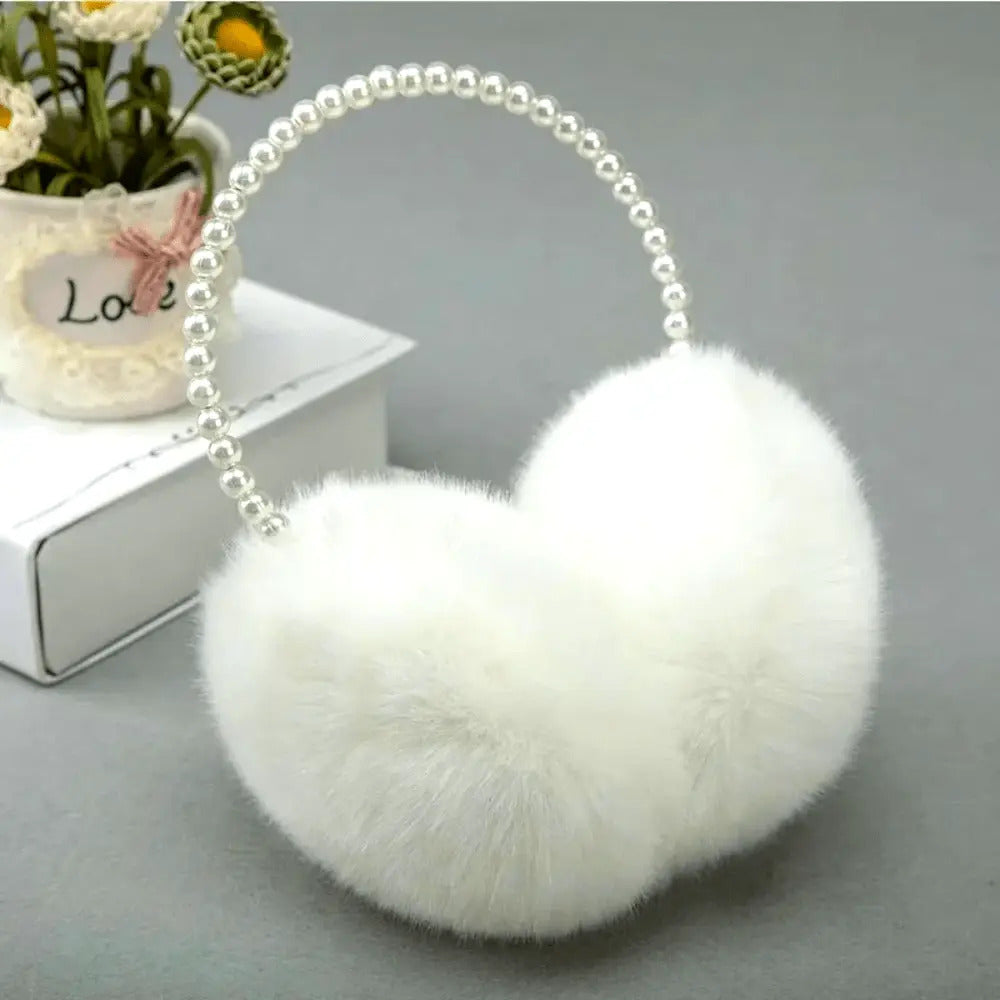 Plush Ear Muffs Women Winter Accessories Christmas Party Headwear