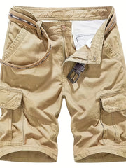 Men's Cotton Cargo Shorts for Summer