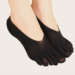 Cotton Toe Socks for Running Women's Stockings