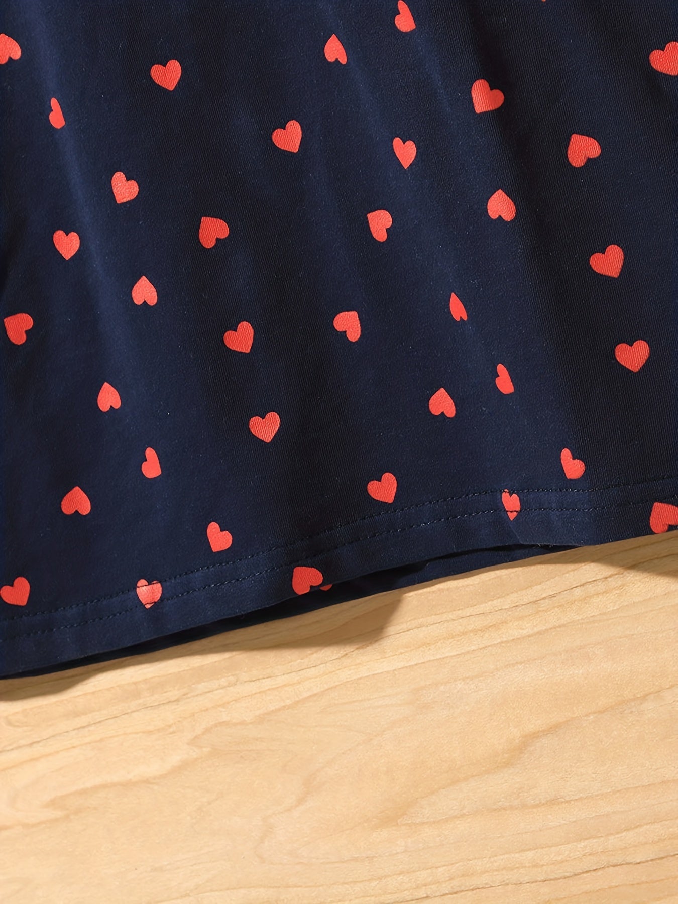 Girls Hearts Hooded Pullover Dress for Spring and Autumn