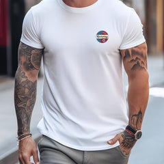 Symbol Pattern Print Men's T-shirt Graphic Tee Men's Summer Outdoor Clothes