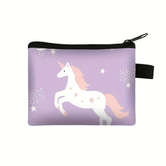 Cartoon Unicorn Coin Purse Girls Gift Coin Bag