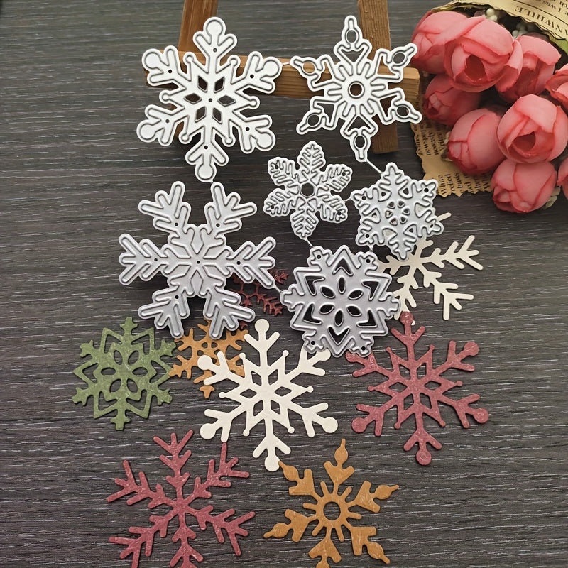 1pc Snowflakes Metal Cutting Dies Stencil for Card Making DIY Scrapbooking
