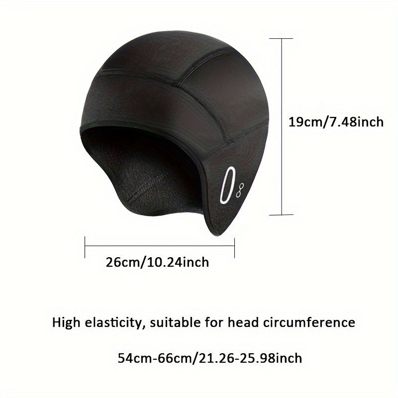Thermal Fleece Cycling Hat with Ear Protection