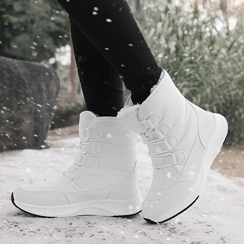 Women's Waterproof Winter Snow Boots Thermal Insulated Shoes