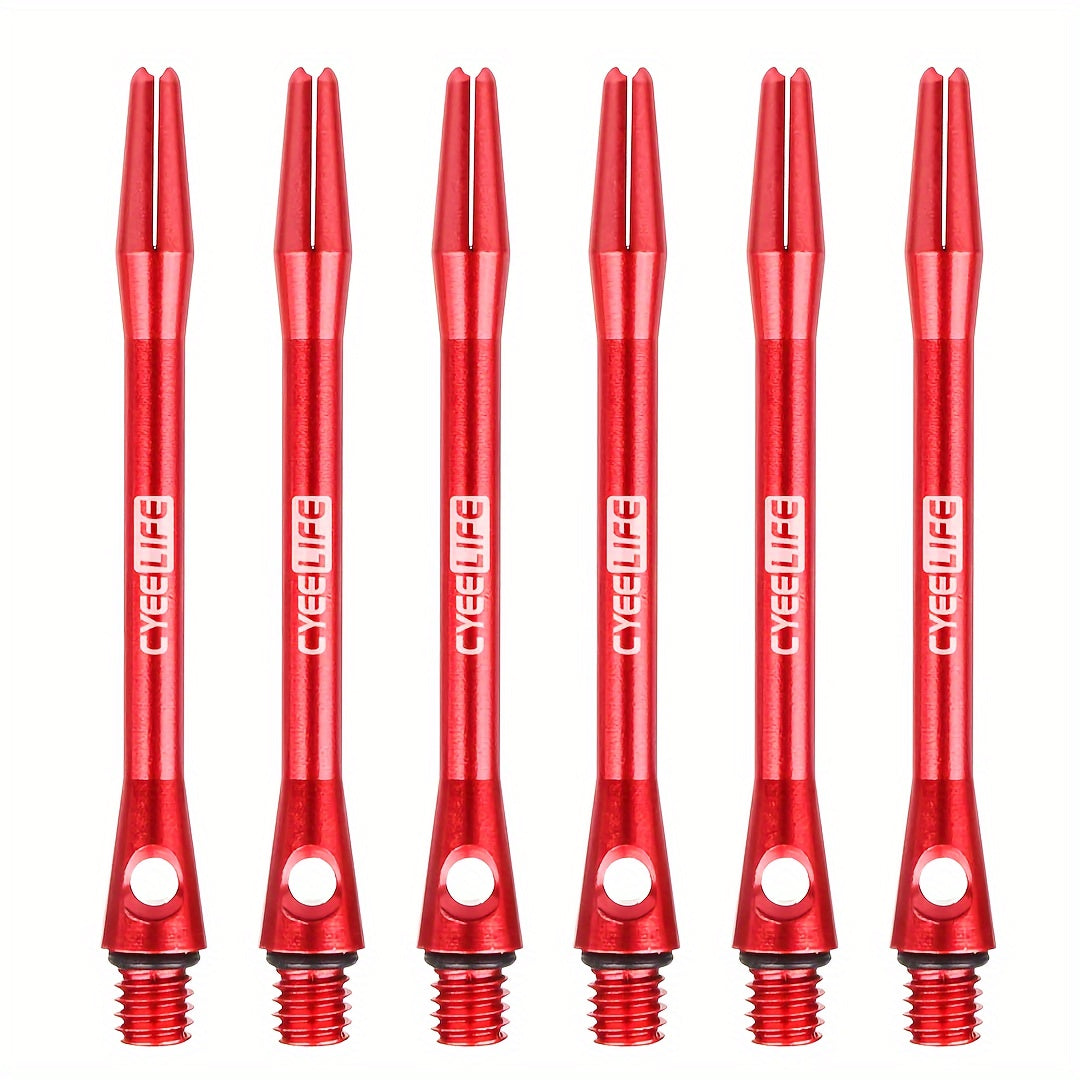CyeeLife 6pcs 48mm Aluminium Dart Shafts Durable 2BA Dart Stems