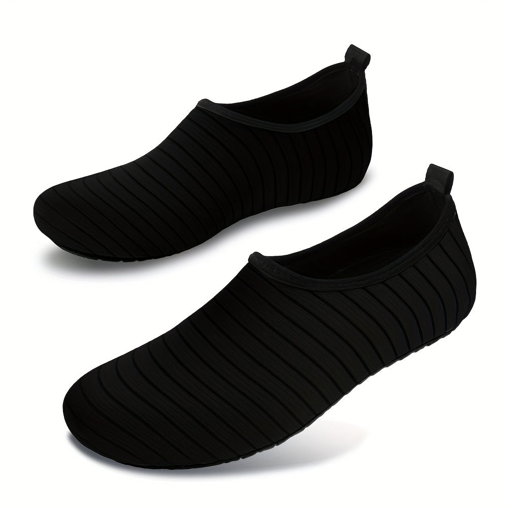 Women's Striped Water Socks Quick Drying Barefoot Beach Wading Shoes
