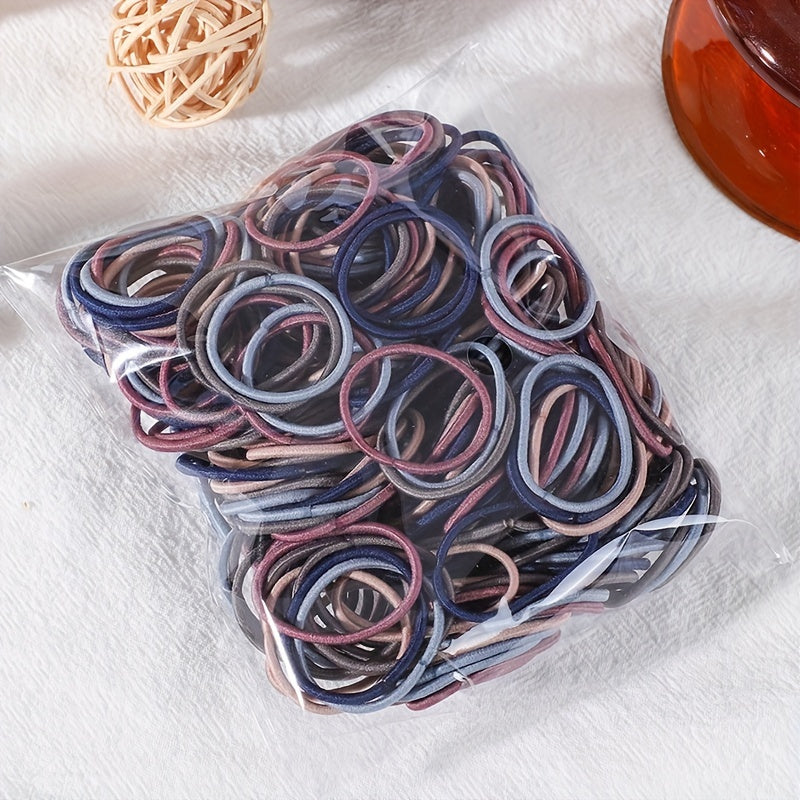 50pcs Plain Hair Tie Hair Bands Ponytail Holders Scrunchies Hair Accessories