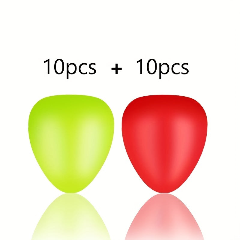 10pcs Rotating Floating Beads Bright Fishing Floats