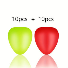 10pcs Rotating Floating Beads Bright Fishing Floats