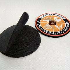 Cartoon Skull Head Embroidered Patch Hook & Loop Emblem