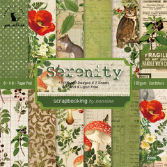 Vintage Forest Background Paper 6 inch Patterned Paper 22005