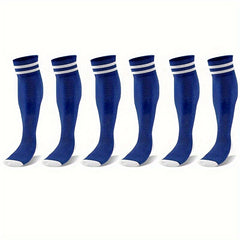 3 Pairs Soccer Football Socks For Youth Baseball Softball Socks