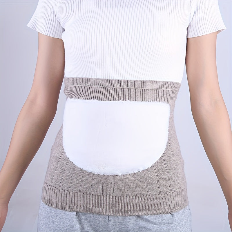 Warm Woolen Waist Protector Plus Velvet for Men and Women