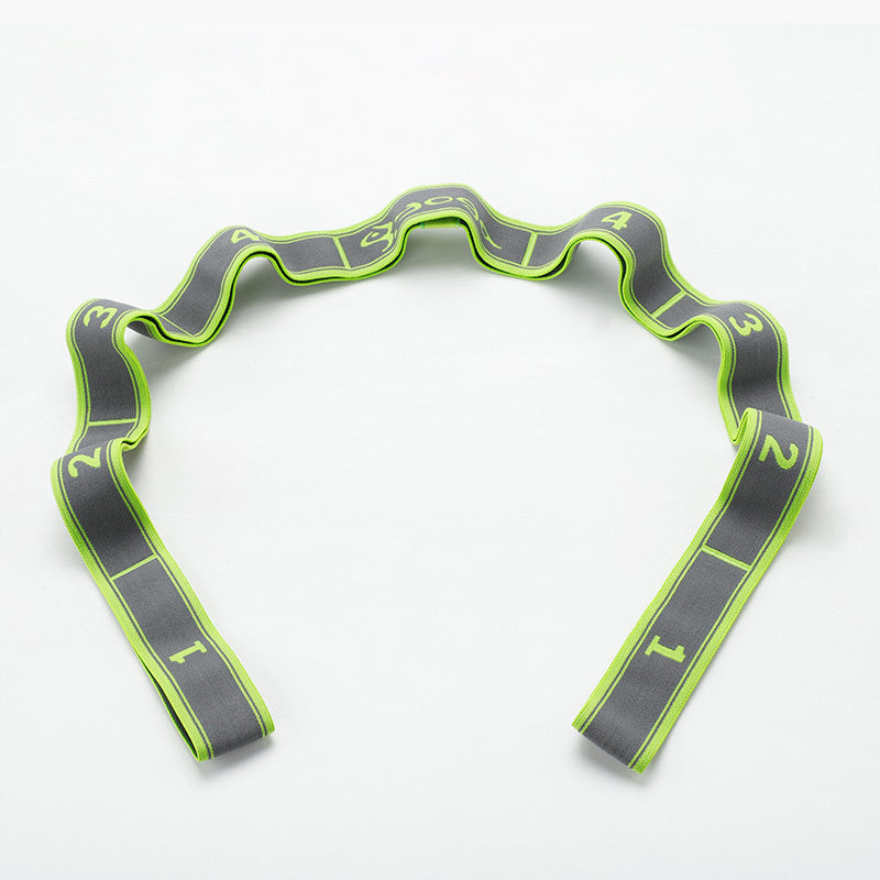Yoga Pilates Fitness Stretching Strap Durable Polyester Elastic Band