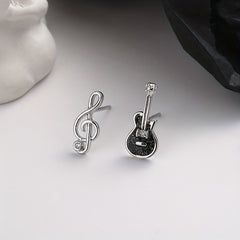 Musical Note Stud Earrings & Jewelry for Women