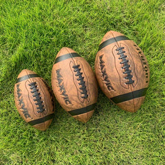 Retro American Football Adult Game Training Rugby Ball Size 3 6 9