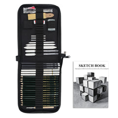 Seamiart 36pc Charcoal Pencils Sketch Set 6H-12B Sketch Book Art Supplies