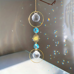 Crystal Sun Catcher Wind Chimes for Elegant Home Decor