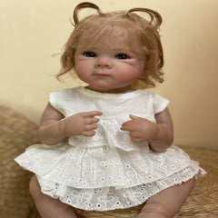 Lifelike Bettie Full Body Vinyl Girl Doll with Rooted Hair