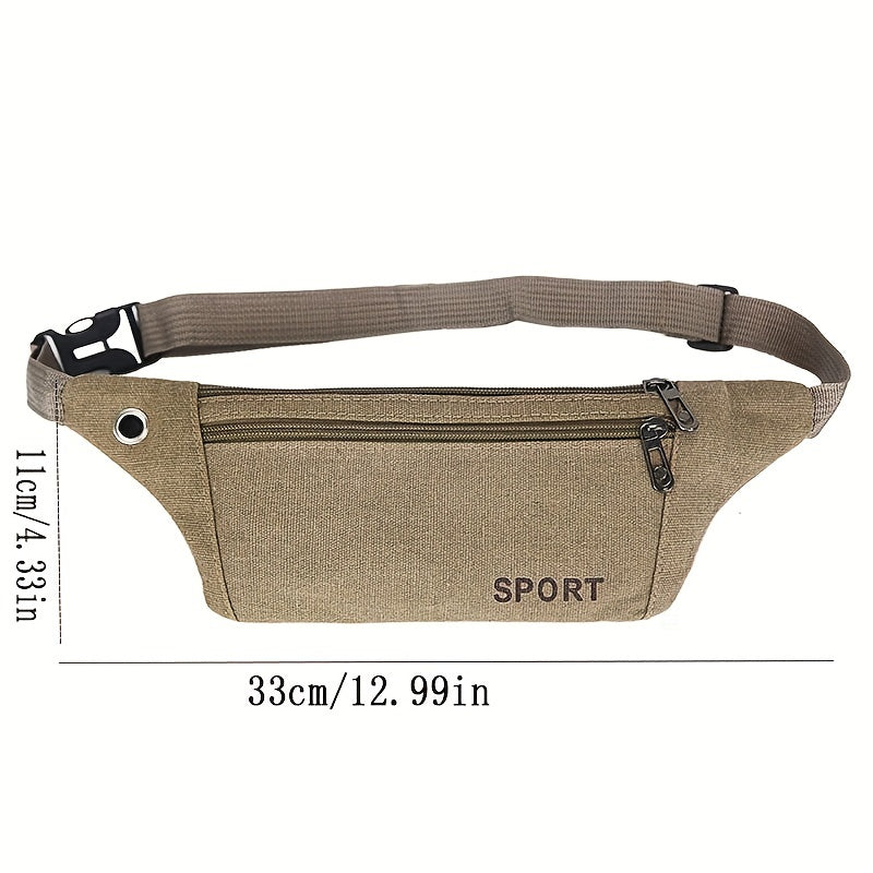 Canvas Anti-theft Pocket Bag for Men & Women Travel Backpack