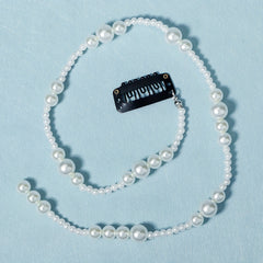 Faux Pearl Beaded Hair Clip Ponytail Jewelry Decoration