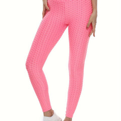 Honeycomb Butt Lifting Yoga Workout Pants High Stretch Leggings