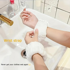 2pcs Face Wash Wristband Moisture Absorbent Wrist Guard