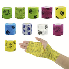 Stylish Printed Elastic Pet Bandage