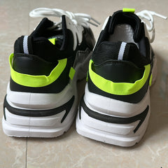 Men's Chunky Lace-up Sneakers Shock Absorbing Athletic Dad Shoes