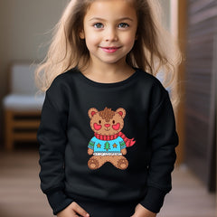 OERYUI Winter Bear Graphic Sweatshirt for Kids
