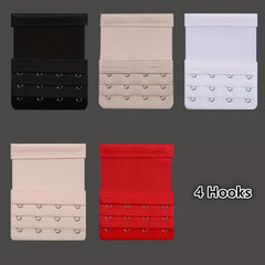 5pcs Bra Strap Extenders Comfortable Adjustable Bra Band for Braless Look