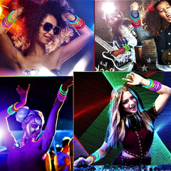 Neon Glow Wristbands for Parties and Events