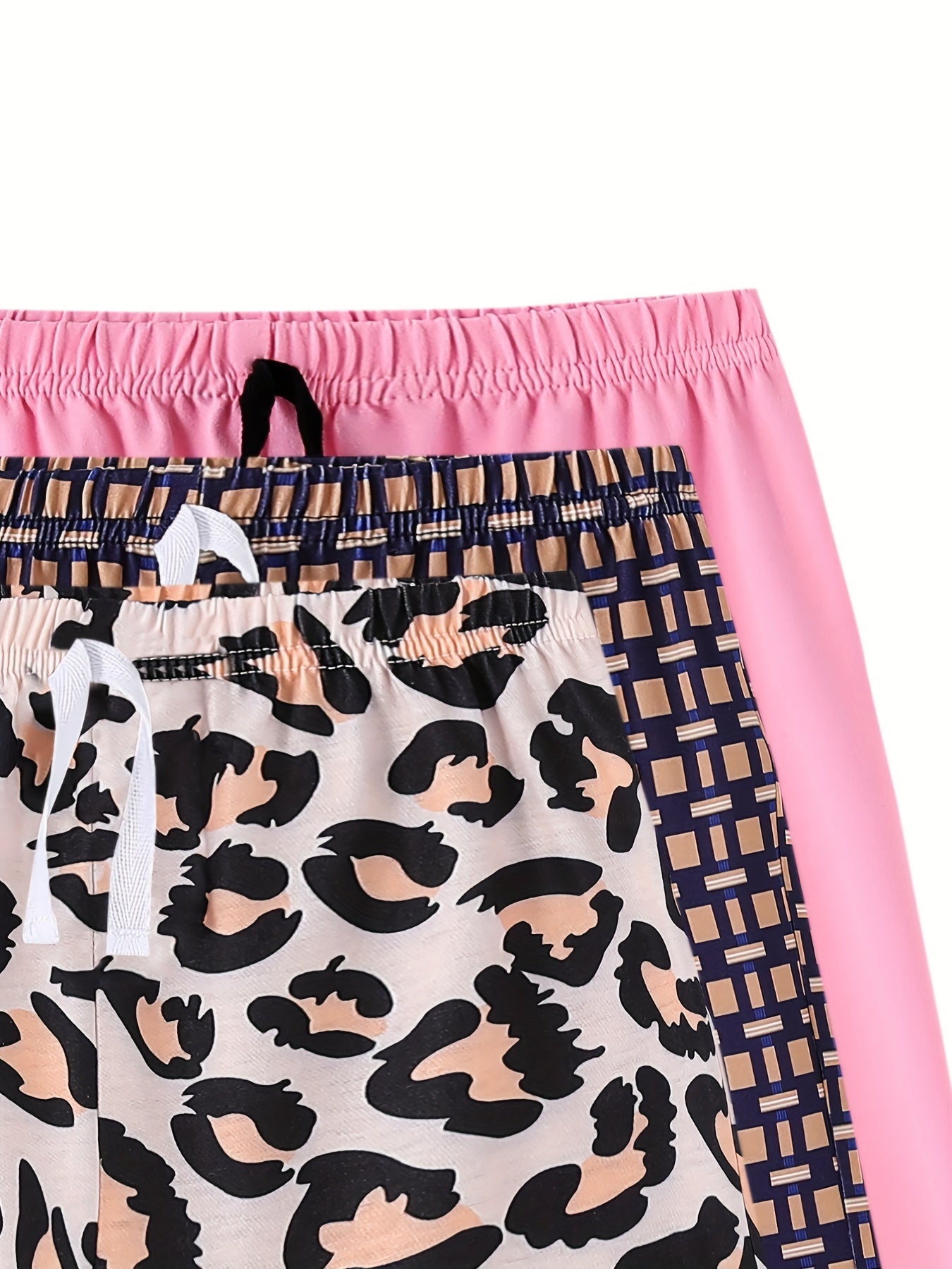 Girls' Beach Shorts 6-Pack, Casual Lounge Summer Sports Leisure