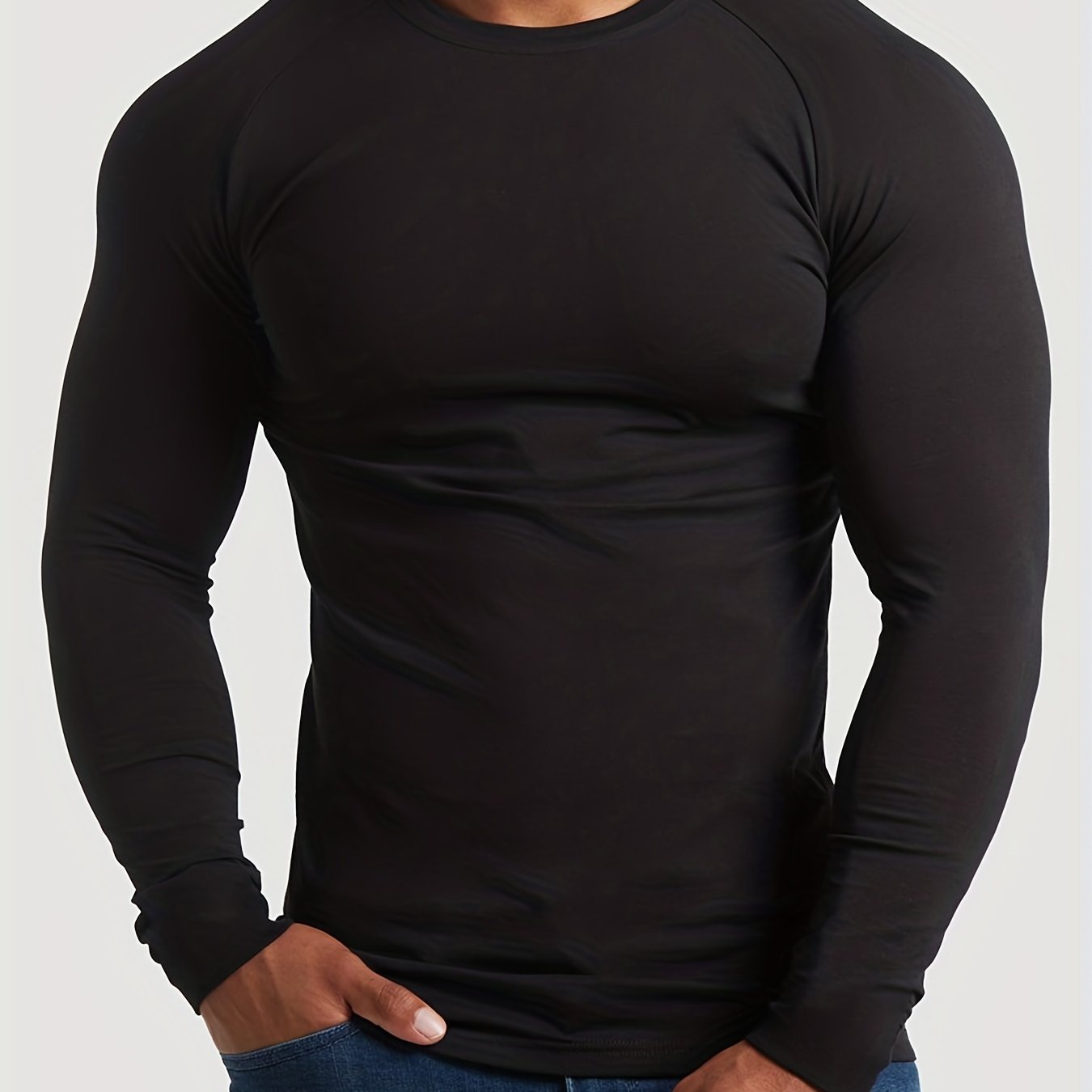 Men's Compression Workout Shirt High Stretch Base Layer