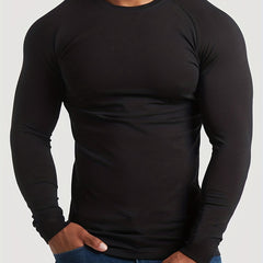 Men's Compression Workout Shirt High Stretch Base Layer