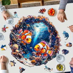 Clownfish World Jigsaw Puzzle - Vibrant Underwater Scene