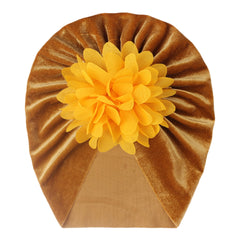 Chiffon Flower Baby Headscarf Hat - For Baby