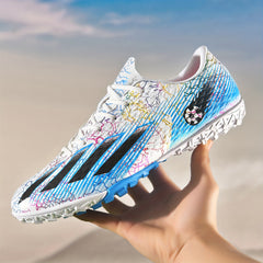 Men's Turf Football Boots Lace Up TF Soccer Cleats